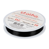 " Zlatka" / " Gamma" Проволока для бисера ( ланка) DZ d 0. 3 мм 100 м №10 черный