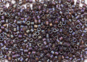Бисер Япония MIYUKI Delica цилиндр 10/0 5 г DBM-0865 коричневый радужный матовый