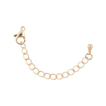 " Zlatka" Цепочка- удлинитель FMK- U02 5 см 4 шт 02 под золото