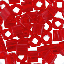 Бисер Япония "TOHO" CUBE 4 мм 5 г №0005C гранатовый